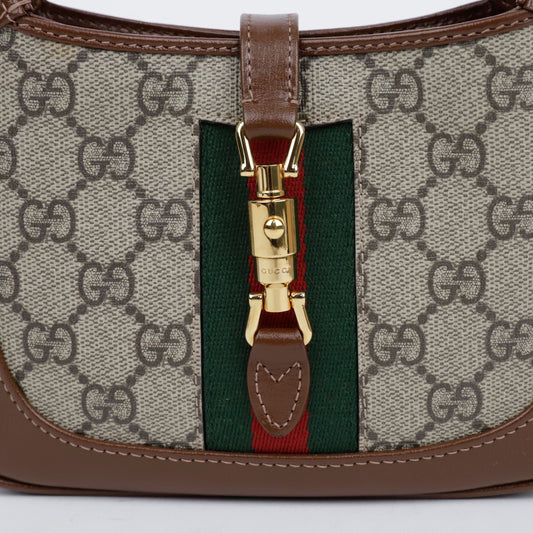 GUCCI Jackie 1961 Mini Hobo Bag Beige 157027830