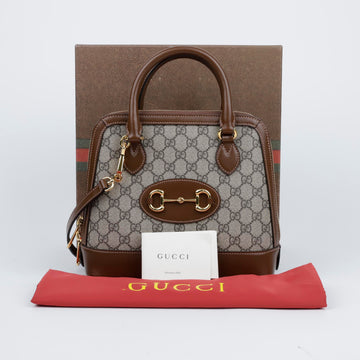 GUCCI Horsebit 1955 Kleine Handtasche Braun 157381734