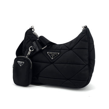 PRADA Padding Patchwork Nylon Multi Hobo Bag Crossbody 1bc151 157522445