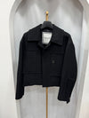 Wooyoungmi Wool Crop Jacket Size 46 157522450 [P]