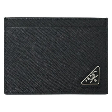 Prada Saffiano Triangle Logo Men's Card Holder 157408828 [P]