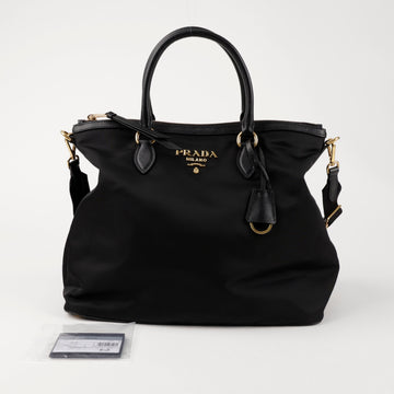 PRADA Metalllogo Tote Schultertasche 157116162