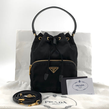 PRADA Re-Nylon Pocono Bucket Bag Crossbody 1BH038 157522766