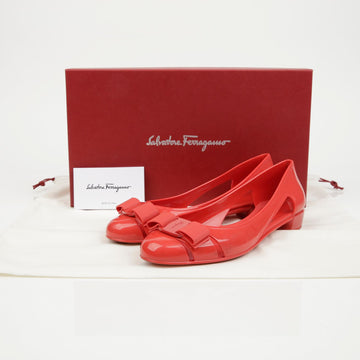 SALVATORE FERRAGAMO バラボウ フラットシューズ 5サイズ 0755465 157315100
