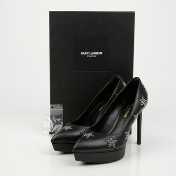 SAINT LAURENT 377303 35サイズスタッズパンプスヒール 157403493