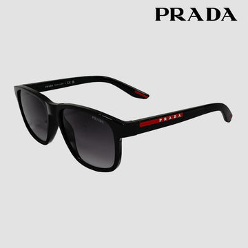 PRADA Sportsonnenbrille PS 06YS 1AB09U Dunkelgrau-Gradient 157523107