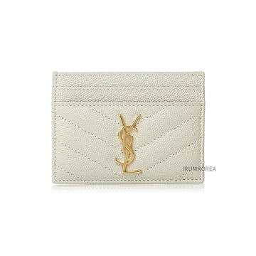 Saint Laurent Matelassé Card Holder 157523845