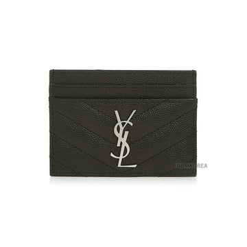 Saint Laurent Matelasse Card Holder 157523846
