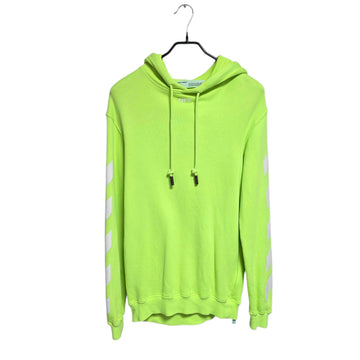 Off White Neon Diagonal Arrow Hoodie 2387 157528332