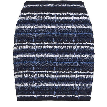 Thom Browne Inlay Tweed Jacquard Mini Skirt 132576228