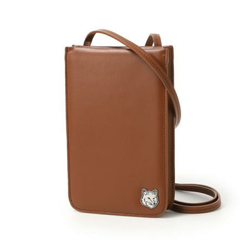 MAISON KITSUNE FOX HEAD NECK POUCH (MM05340LC0043-P298) 111128924