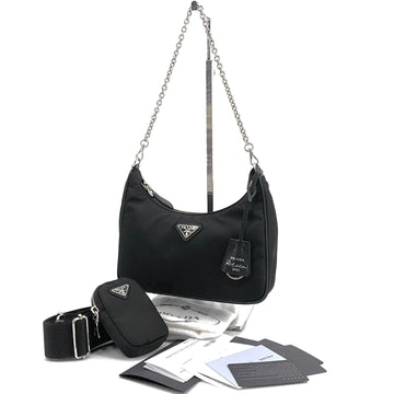 PRADA Tesuto Reissue Multi Hobo Bag 1BH204 157532099