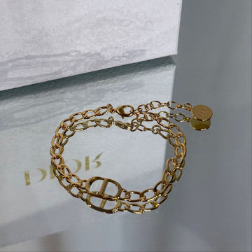 DIOR Goldene Kettenarmband 157532258