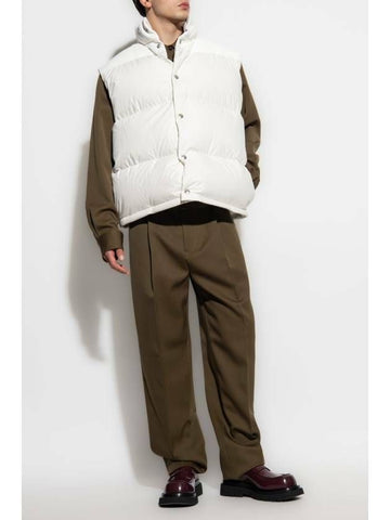 Bottega Veneta Frosted Poplin Padded Vest 133027649