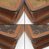 LOUIS VUITTON Monogram Reverse Canvas Mini Dauphine Schultertasche M44580 M45959 157544130 [P]