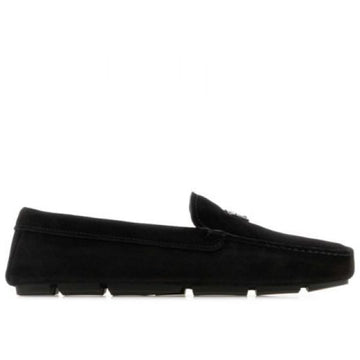 Prada Suede Triangle Logo Driving Shoes 149713090