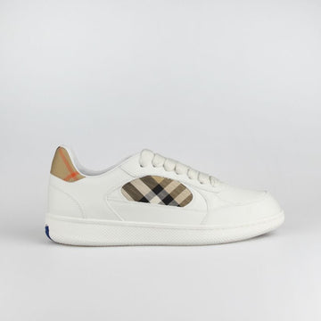 BURBERRY Checkered Terrace Mix Weiße Sneakers 8108649 145519582