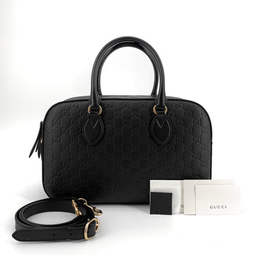GUCCI Sima Leder Boston Tasche Tote 428225 157547924