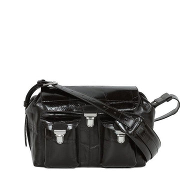 LEMAIRE Espresso Krokodil geprägte Medium Gear Schultertasche 157547986