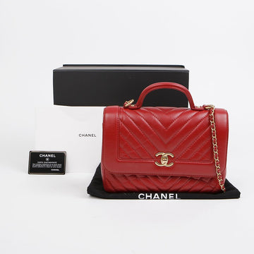 CHANEL フラップ トップ ハンドル トート ショルダーバッグ 157315396