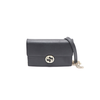 GUCCI Interlocking GG Mini Flap Schultertasche mit goldener Kette 510314 157551027 [P]