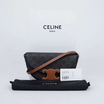CELINE クイル ベサーチ ショルダーバッグ タン 157317470