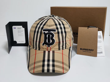 Burberry Checked TB Embroidered Baseball Cap 8027502 157549467