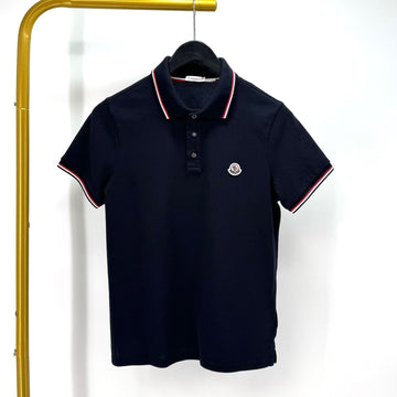 MONCLER 半袖PKカラーTシャツ ネイビー 157550182