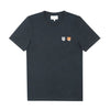 MAISON KITSUNE ダブルフォックスヘッドパッチ女性用半袖Tシャツ 157225250 [P]