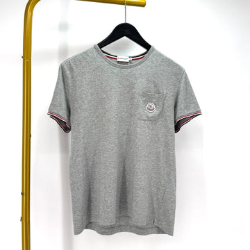 MONCLER ポケット付きショートスリーブTシャツ グレー 157550439