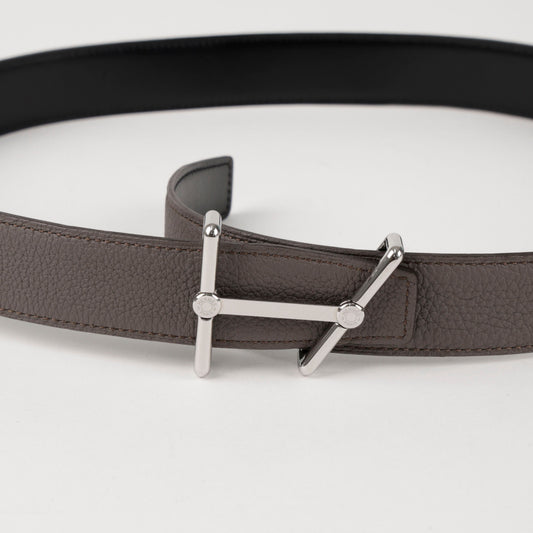 HERMES Reversibler Gürtel mit H-Schnalle 157300102