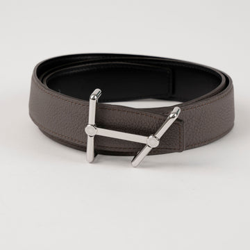 Hermes Reversible Belt with H Buckle 157300102