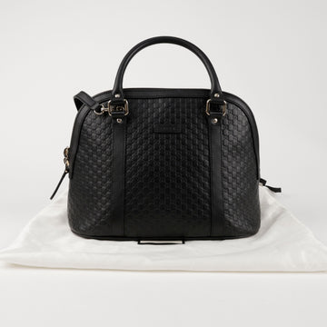 GUCCI Mikroshima Medium Dome Tote Bag Schwarz 157312059