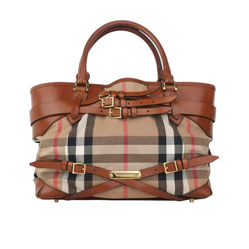 BURBERRY ハウスチェック ベルト トートバッグ 3763830 37406K 157550610