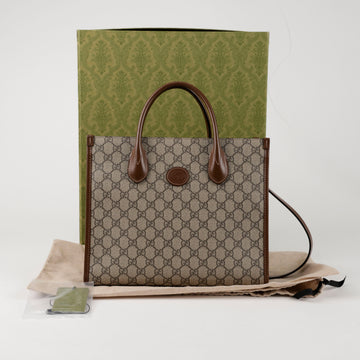 GUCCI Supreme Kleine Tote Bag Braun 157317498