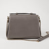 GUCCI Interlocking Leder Top Handle Ketten Schultertasche Grau 157408019 [P]