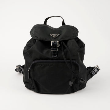 Prada Triangle Logo One Pocket Backpack 157519354