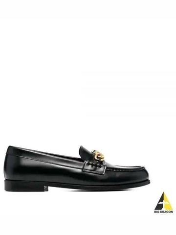 VALENTINO V Logo Ketten Leder Loafer 133044529
