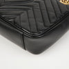 GUCCI Marmont Kleine Matelassé Schultertasche Schwarz 157315120 [P]
