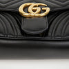 GUCCI Marmont Kleine Matelassé Schultertasche Schwarz 157315120 [P]