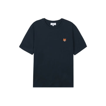 MAISON KITSUNE Herren Fox Kopf Regular T-Shirt Classic Navy 154050585