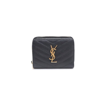 SAINT LAURENT Monogram Compact Zipper Around Geldbörse 403723 157551321