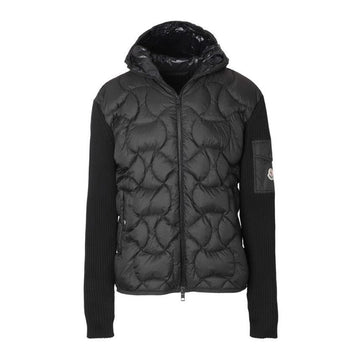 Moncler Logo Knit Mix Padding Jacket Black 9B000 25 M1124 999 69039418 [P]