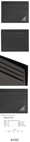 PRADA Saffiano Dreieck Logo Kartenetui F0002 48875815 [P]