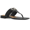 SALVATORE FERRAGAMO リキス ダブルガンチーニ サンダル ブラック 0753927 48938237 [P]