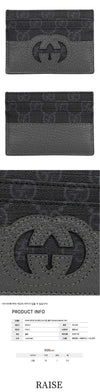 Gucci Cutout Interlocking Card Holder Black 701425 K9GSN 1151 54035322 [P]