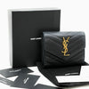 Saint Laurent Matelassé Compact Wallet Black (403943) 157562119 [P]