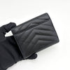 Saint Laurent Matelassé Compact Wallet Black (403943) 157562119 [P]