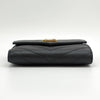 Saint Laurent Matelassé Compact Wallet Black (403943) 157562119 [P]