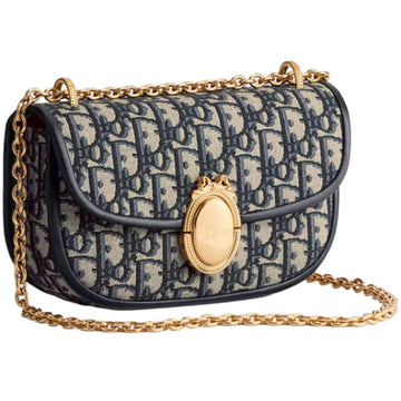 DIOR Medallion Flap Chain Bag Small Oblique Jacquard M3921QTZQ_M928 157573104